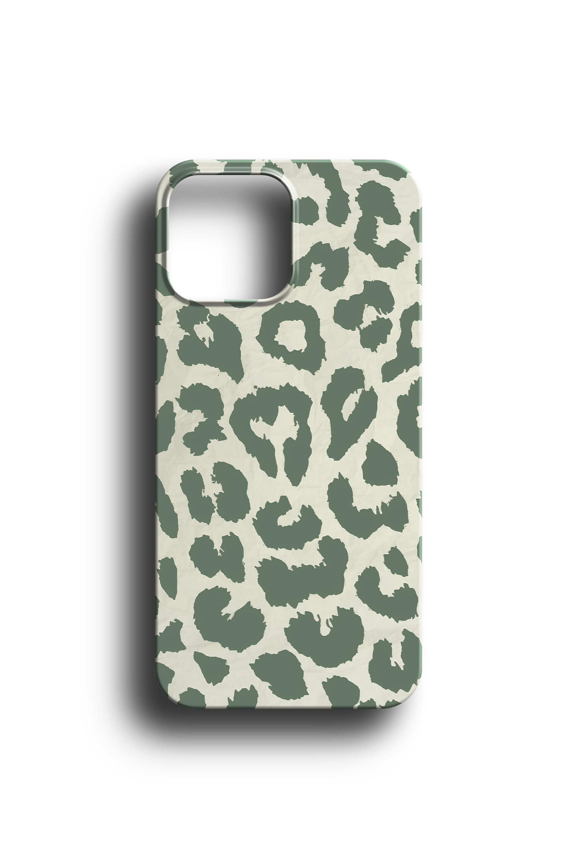 Soft Pastel Leopar Desenli Telefon Kılıfı