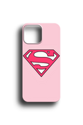 Pembe Süper Kız Telefon Kılıfı