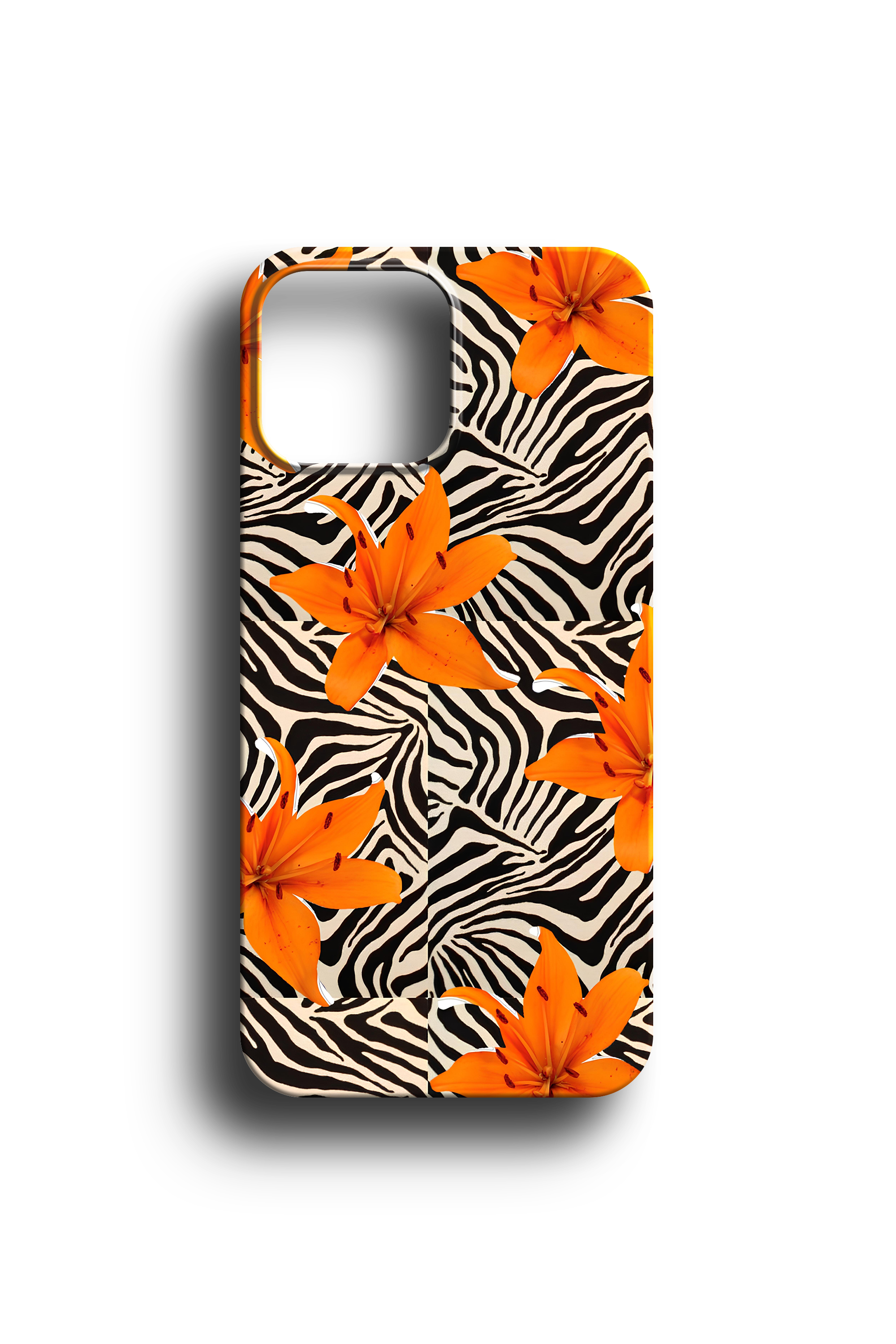 Zebra ve Zambak Telefon Kılıfı