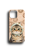 Smiley Kedi Figürü Telefon Kılıfı