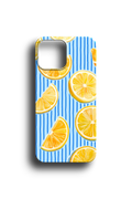 Limon Dilimli Çİzgili Telefon Kılıfı