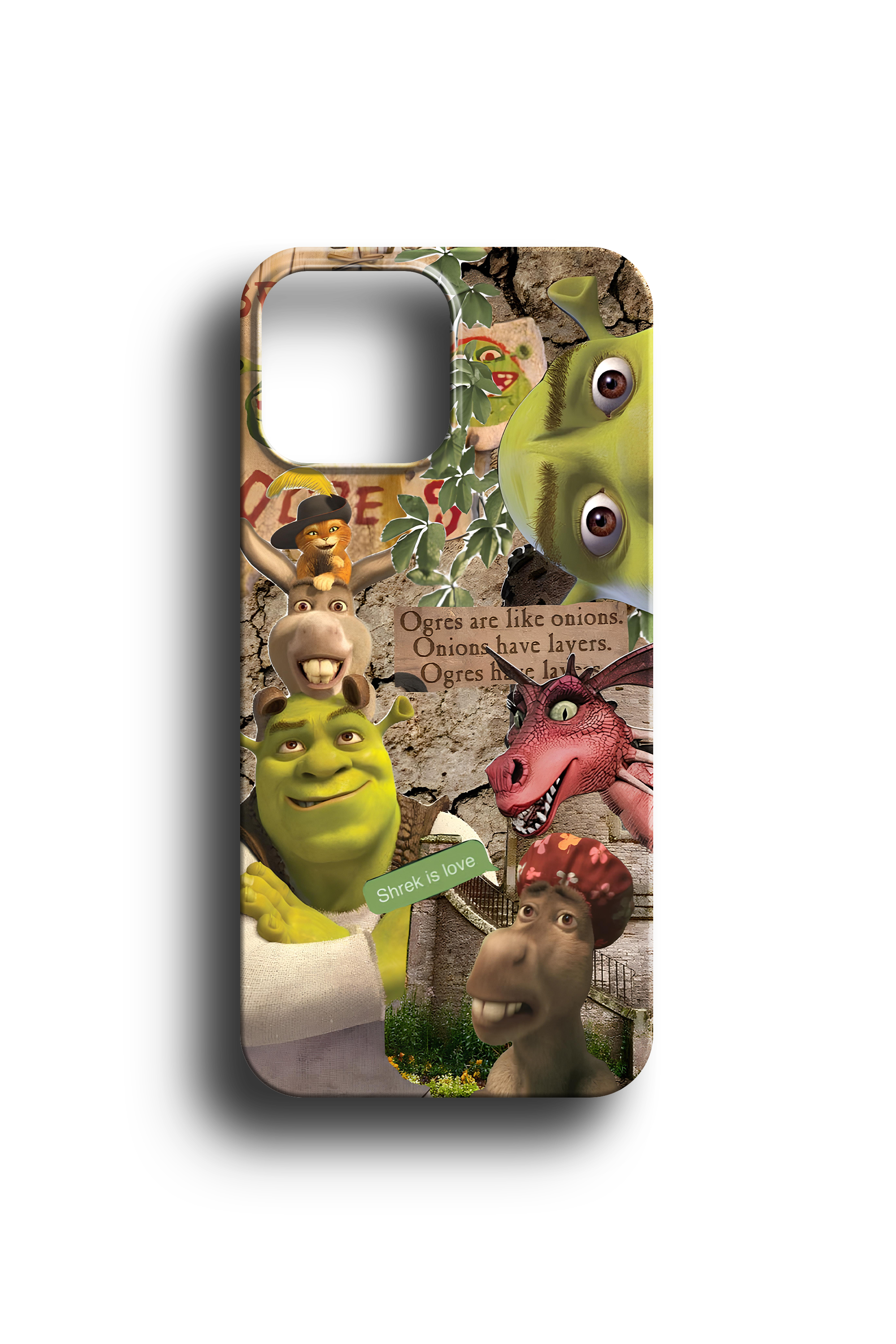 Sherek Figürlü Telefon Kılıfı