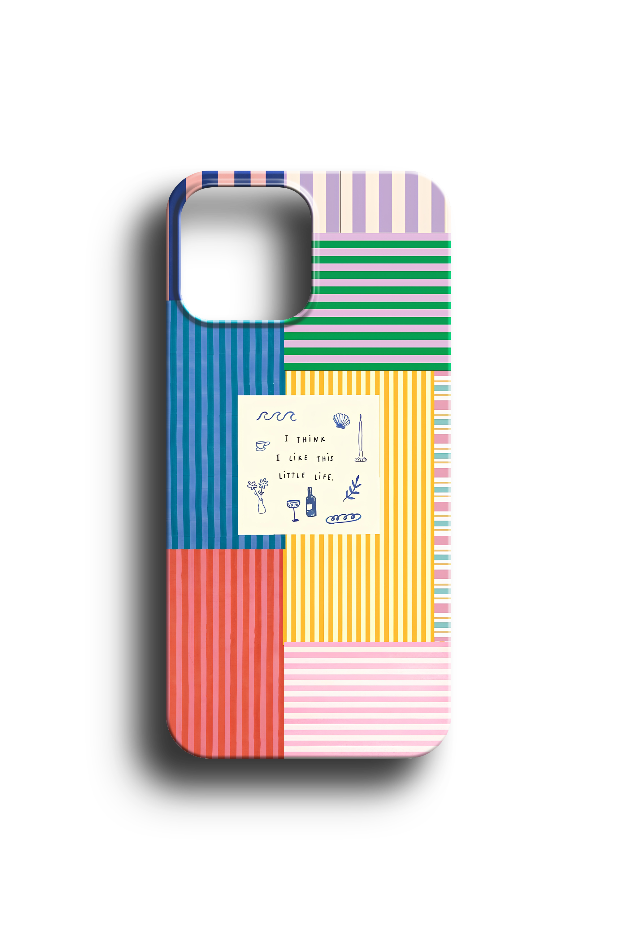 Minimalist Motto Ve Çizgiler Telefon Kılıfı