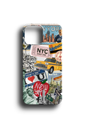 New York Şehir Kolajı Telefon Kılıfı