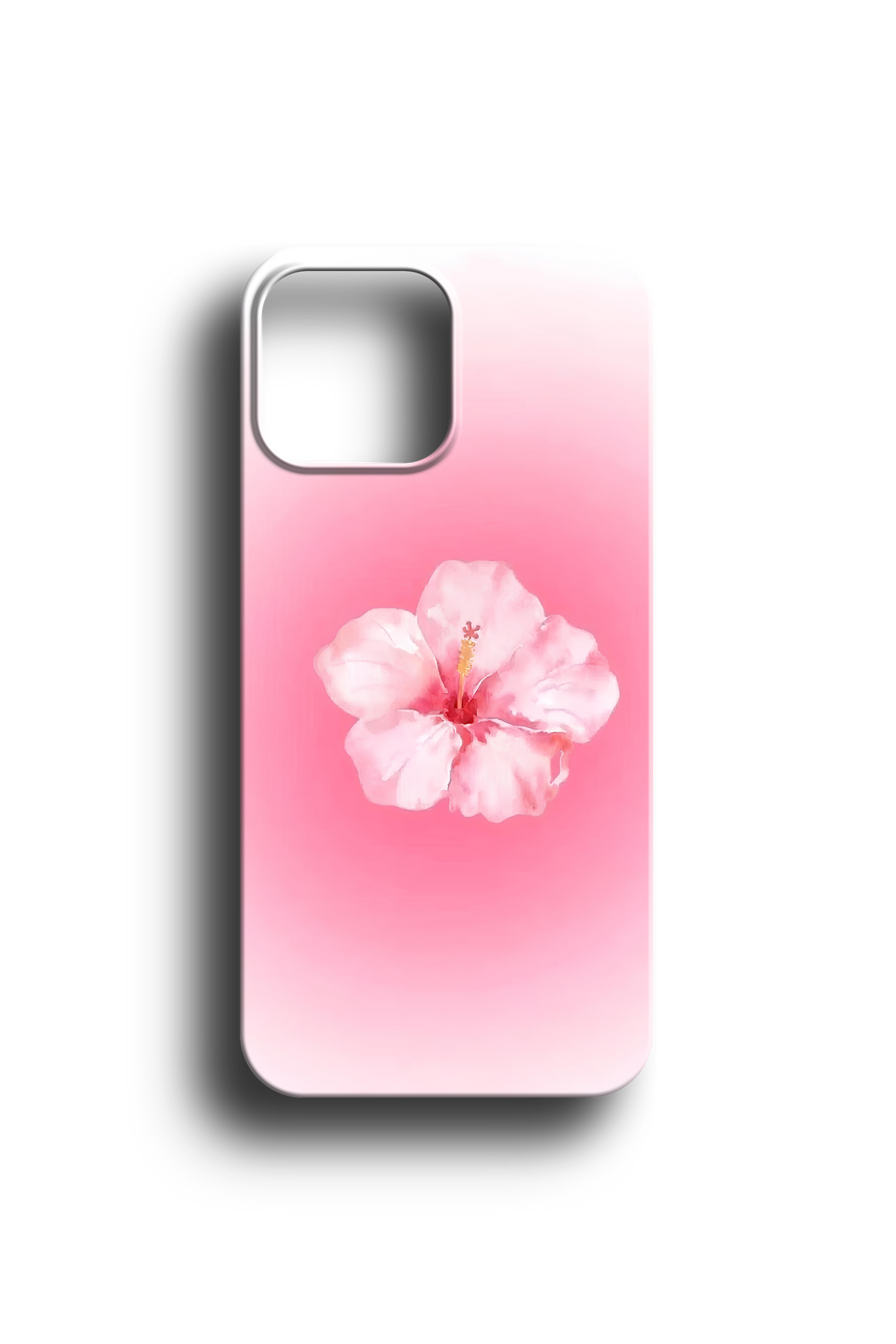 Minimalist Hibiskus Çiçeği Telefon Kılıfı