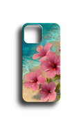 Kumsalda Hibiskus Çiçekleri Telefon Kılıfı