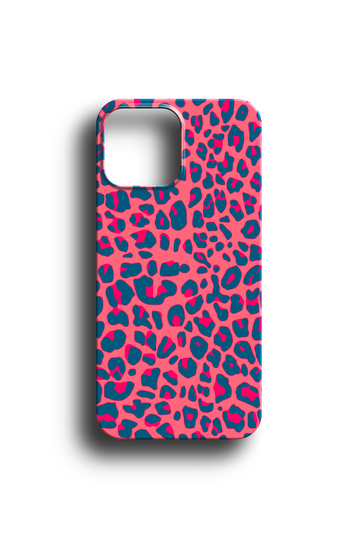 Belirgin Kontrastlı Leopar Desenli Telefon Kılıfı