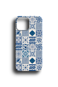 Kuş Motifli Akdeniz Çinisi Telefon Kılıfı