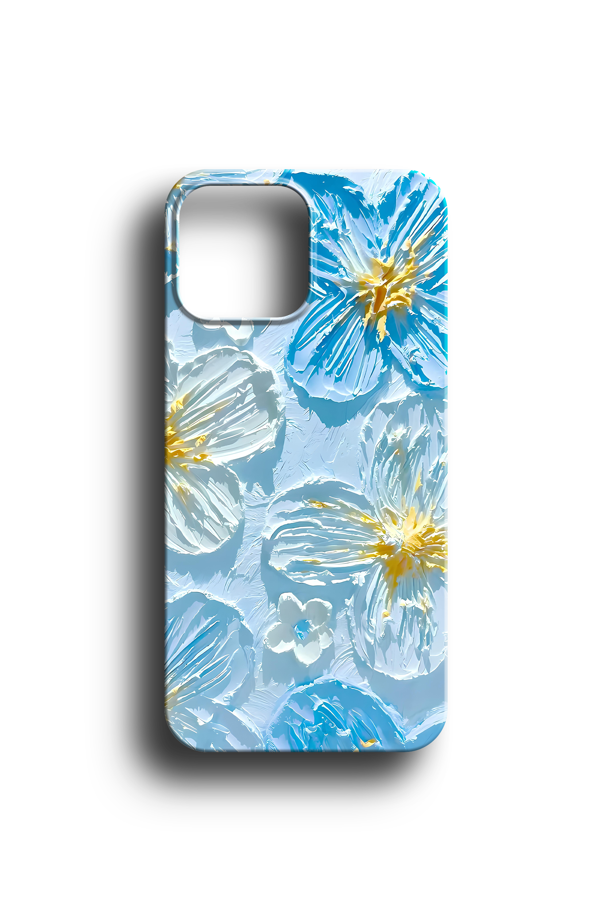 Impasto Floral Texture Telefon Kılıfı