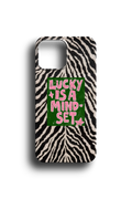 Şans Temalı Zebra Desenli Telefon Kılıfı