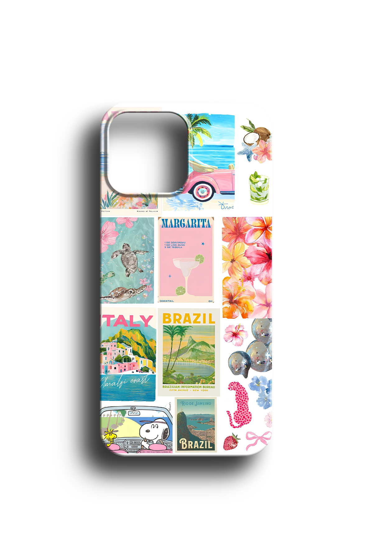 İtalya Esintili Narenciye Desenli Telefon Kılıfı