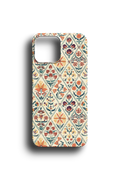 Geleneksel Otantik Çiçek Desenli Telefon Kılıfı