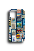 Vintage Stamp Collage Telefon Kılıfı