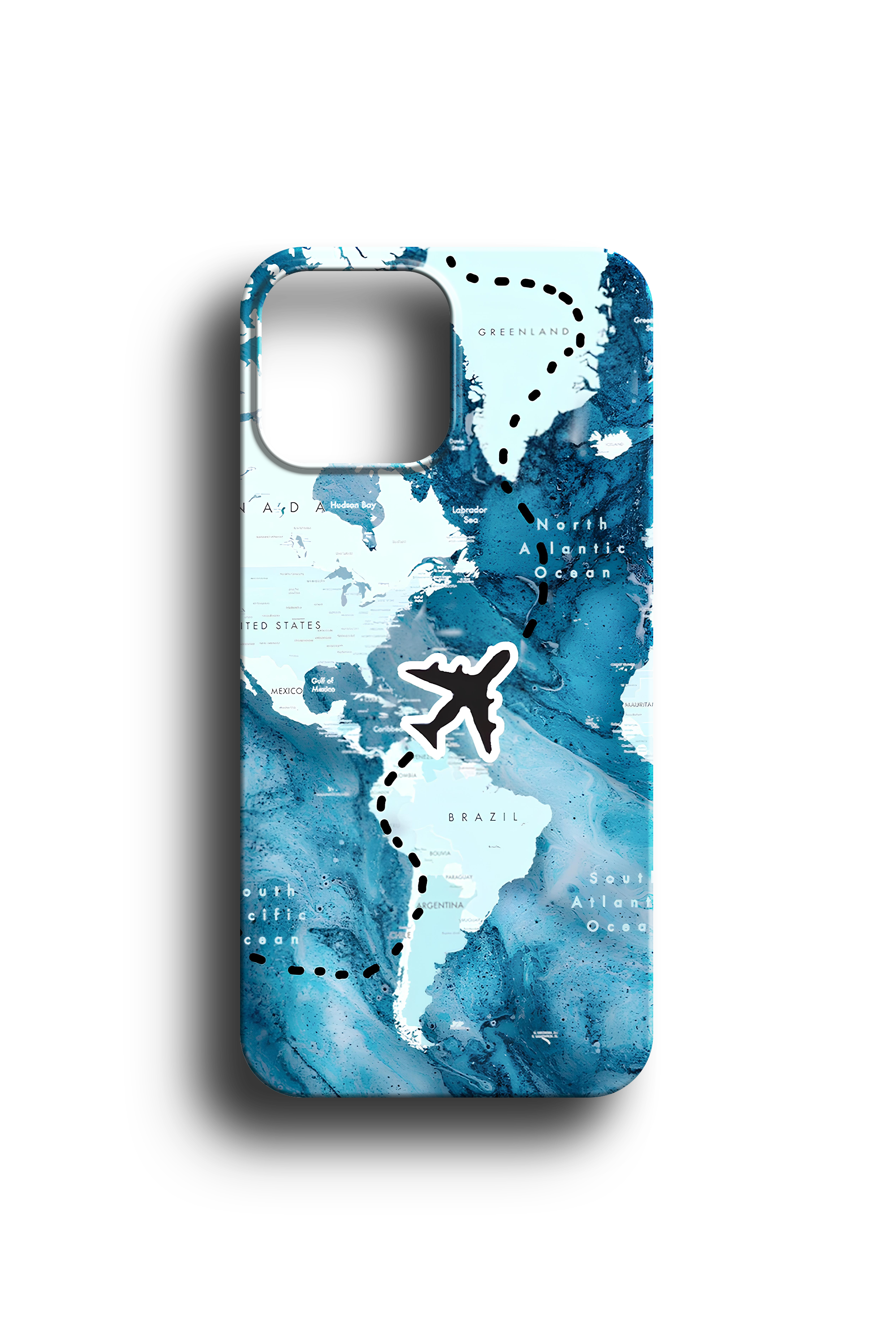 Flight Route Ocean Telefon Kılıfı