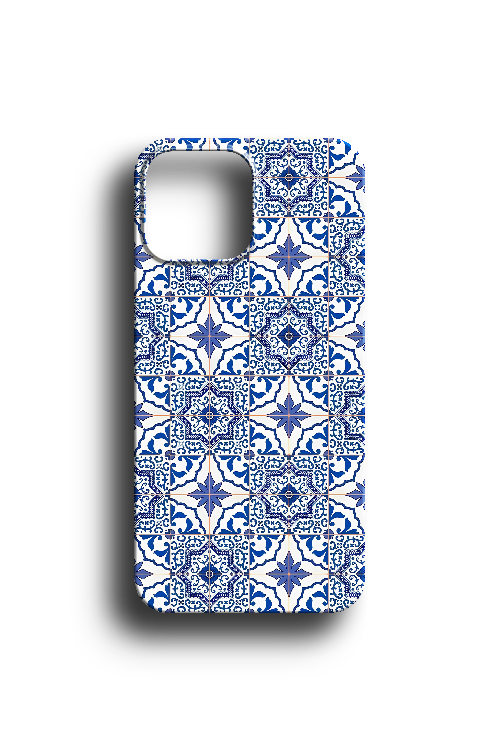 Portekiz Çini Desenli Telefon Kılıfı