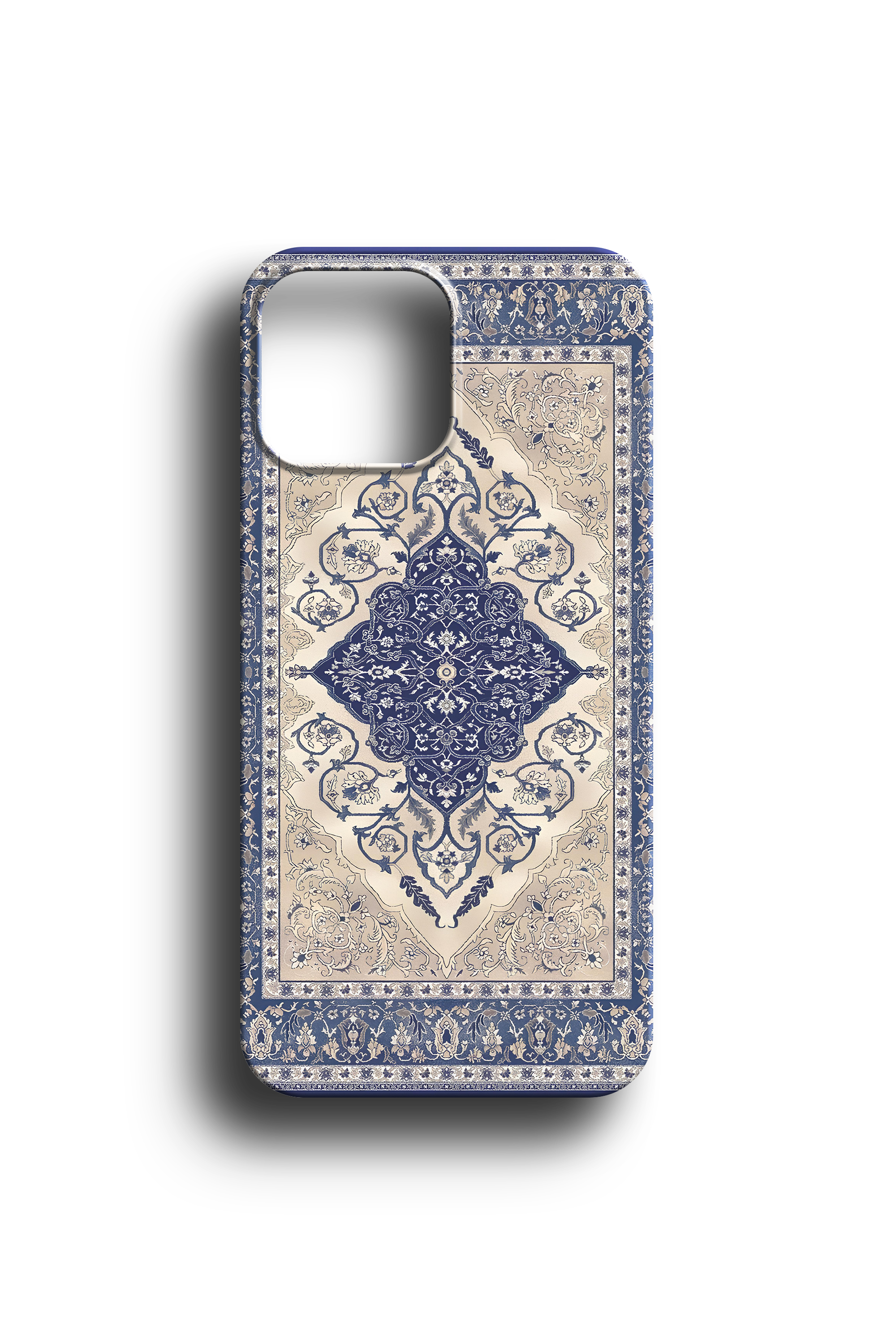 Klasik Madalyon Halı Desenli Telefon Kılıfı