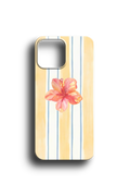 Hibiscus Riviera Stripe Telefon Kılıfı