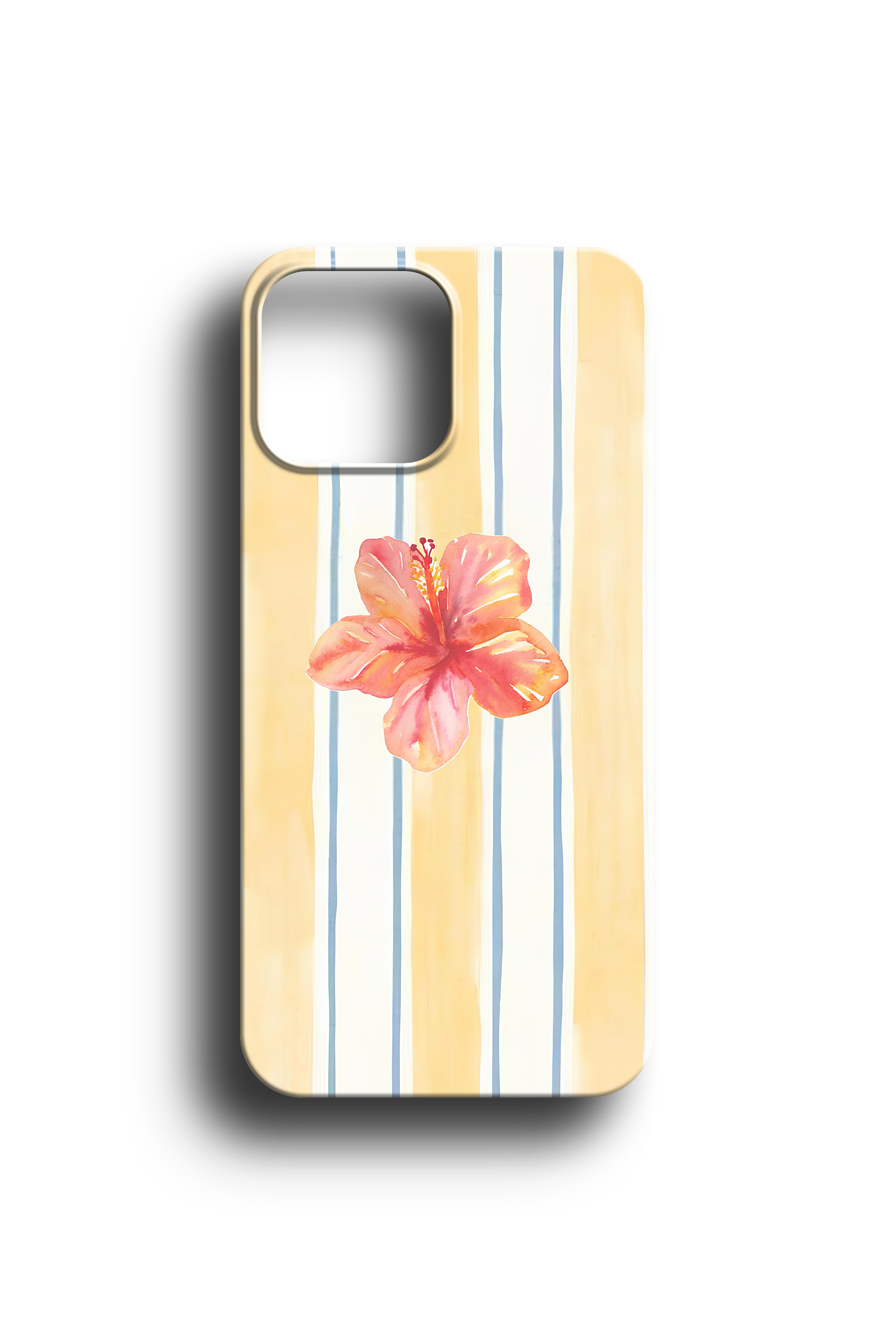 Hibiscus Riviera Stripe Telefon Kılıfı