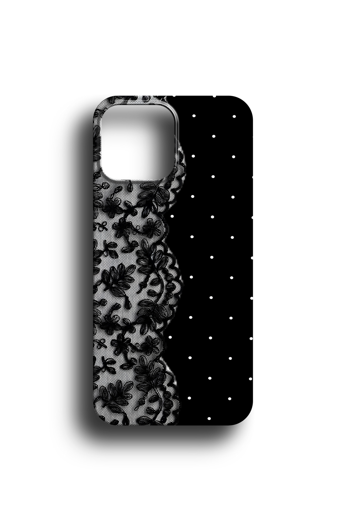 Noir Chantilly Lace Telefon Kılıfı