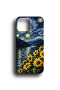Van Gogh Esintili Ayçiçeği Sahili Telefon Kılıfı