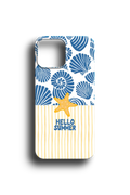 Hello Summer Yazılı Deniz Kabuğu Telefon Kılıfı