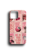 Lucky Girl Collage Telefon Kılıfı